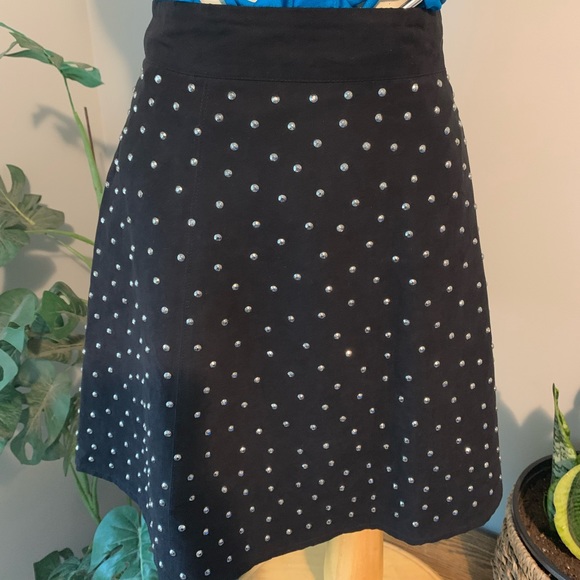 Skater Studded Skirt - Picture 7 of 8